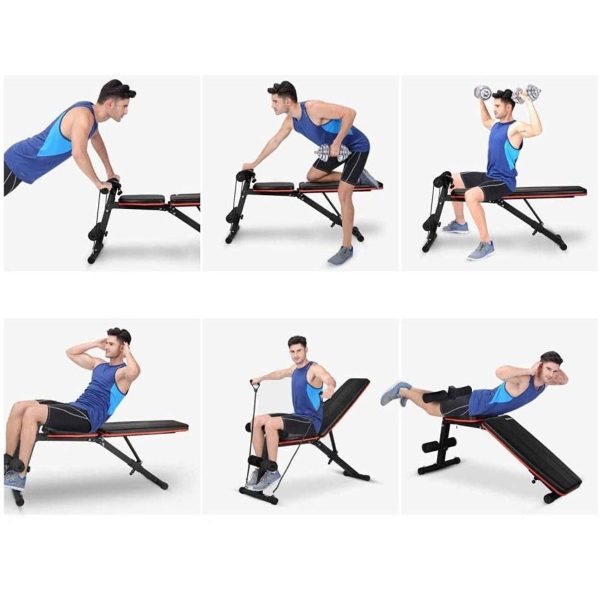 Banc de musculation X-sport avec extenseur – Image 2