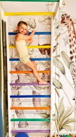 Espalier de gymnastique avec barre de traction Kolibry – Image 4