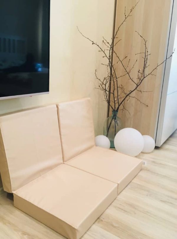 Matelas de gymnastique Kometa 100x100x10, quatre pièces – Image 4