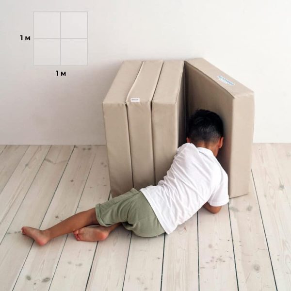 Matelas de gymnastique Kometa 100x100x10, quatre pièces – Image 3