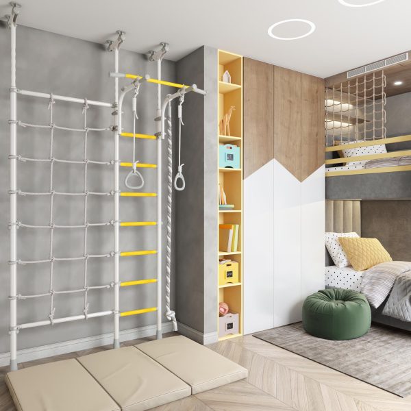 Espalier de gymnastique avec filet d’escalade Mercury 3 – Image 7