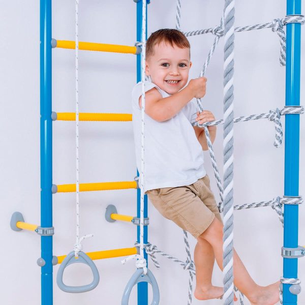 Espalier de gymnastique avec filet d’escalade Comet Next 4 – Image 6