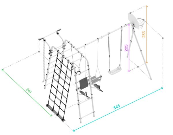 Aire de jeux de jardin Acrobate Plus – Image 11