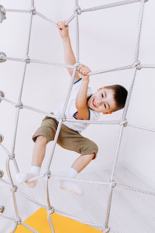 Espalier de gymnastique avec filet d’escalade Pegasus – Image 10