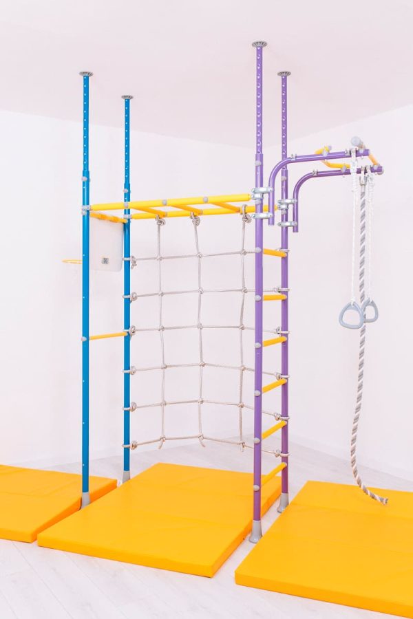 Espalier de gymnastique avec filet d’escalade Pegasus – Image 3