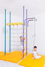 Espalier de gymnastique avec filet d’escalade Pegasus – Image 2