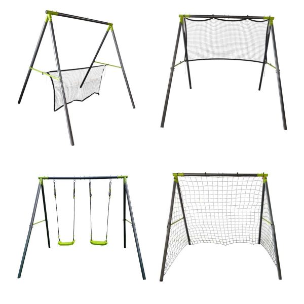 Aire de jeux de jardin Deluxe Multisport 5w1 – Image 1