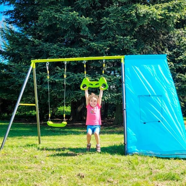 Aire de jeux de jardin avec tente Deluxe – Image 7