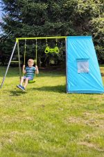 Aire de jeux de jardin avec tente Deluxe – Image 2