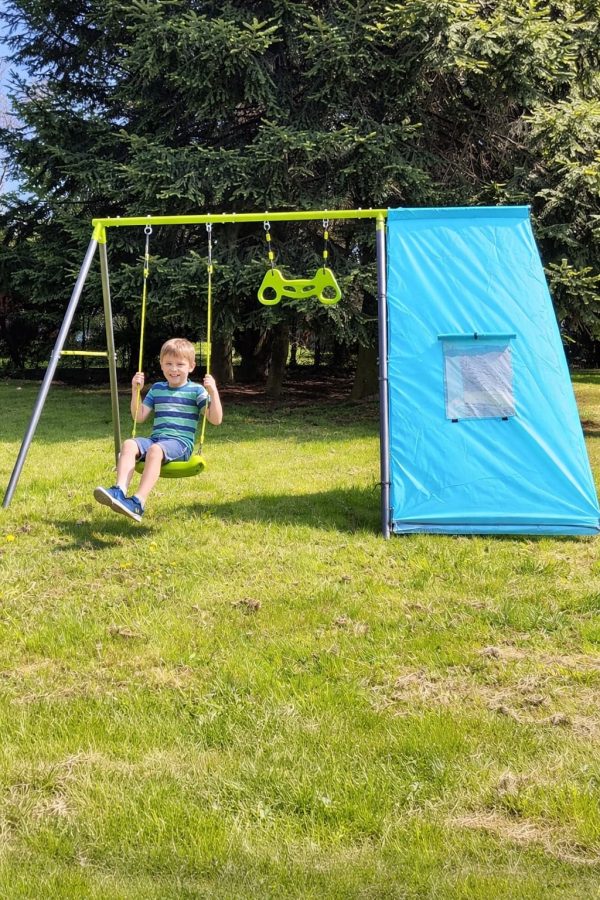 Aire de jeux de jardin avec tente Deluxe – Image 2