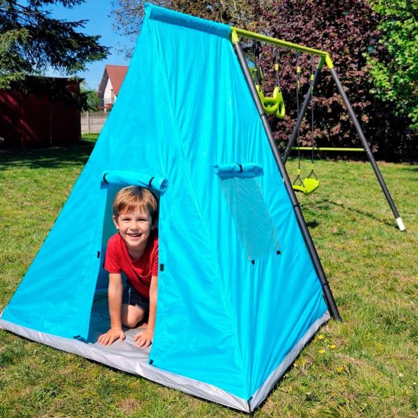 Aire de jeux de jardin avec tente Deluxe – Image 3