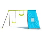 Aire de jeux de jardin avec tente Deluxe
