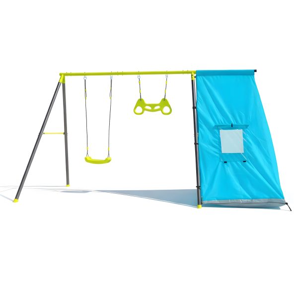 Aire de jeux de jardin avec tente Deluxe – Image 1