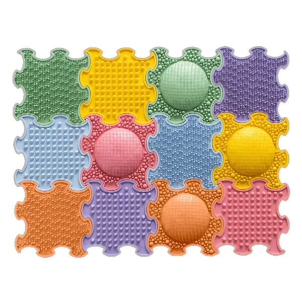 Mini puzzles sensoriels 12 pièces 15x15cm – Image 1