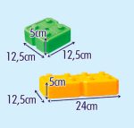 petits blocs éducatifs sur chariot King 40 pièces – Image 9