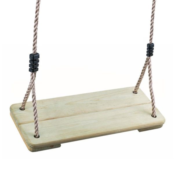 Siège de balançoire en bois – Image 1
