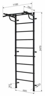 Espalier de gymnastique Kraft Light 3w1 – Image 2