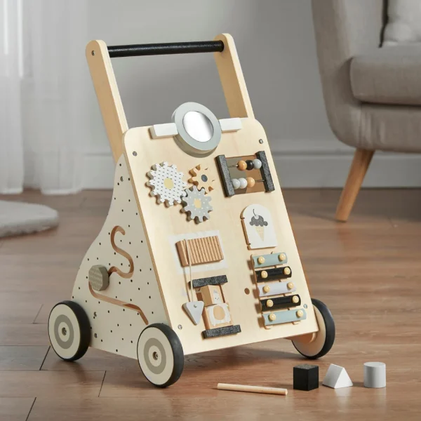 Chariot de marche Montessori avec Busy Board intégré – Image 3