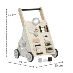 Chariot de marche Montessori avec Busy Board intégré – Image 8