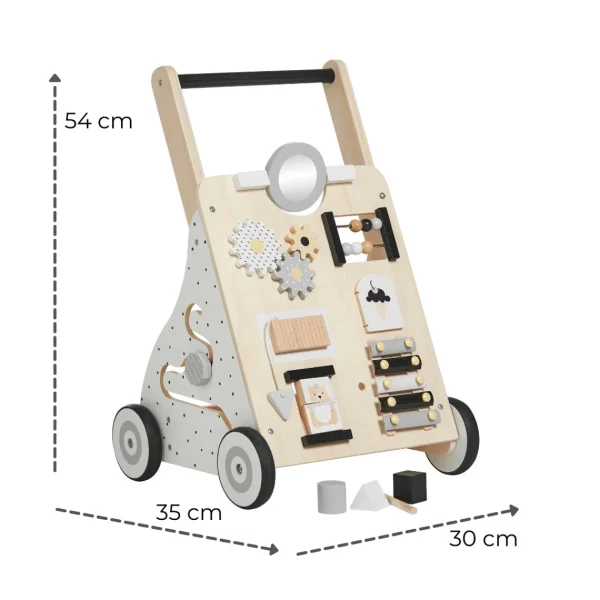Chariot de marche Montessori avec Busy Board intégré – Image 8