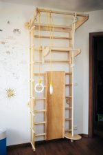 Espalier de gymnastique avec barre de traction Wood Mood – Image 4