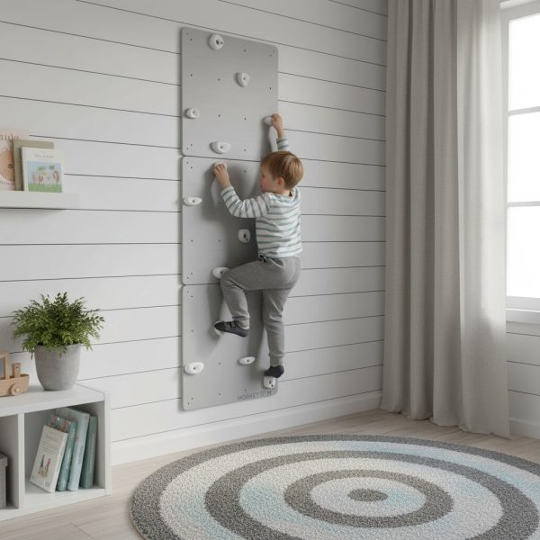 mur d’escalade gris pour la maison – Image 6